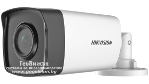 HD-TVI/AHD/CVI/CVBS корпусна камера HIKVISION DS-2CE17D0T-IT5F(C): 2 MPX 1920x1080, инфрачервено осветление до 80 метра, обектив 3.6 mm