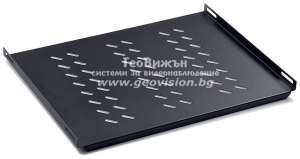 FORMRACK F2166SR: 19" Фиксиран рафт за шкаф с дължина 600 mm, товароносимост 50 кг.