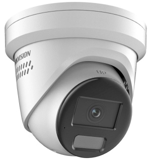 Мрежова IP камера HIKVISION DS-2CD2326G2-ISU/SL(D): 2 MPX, AcuSense алгоритми, инфрачервено осветление до 30 метра, обектив 2.8 mm, микрофон, алармена светлина и говорител