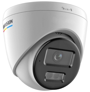 Мрежова IP камера HIKVISION DS-2CD1327G2H-LIU: 2 MPX, Motion Detection 2.0, ColorVu със Smart Hybrid Light комбинирано БЯЛО и инфрачервено осветление до 30 метра, обектив 2.8 mm, микрофон