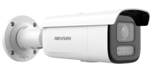 Мрежова IP камера HIKVISION DS-2CD2643G2-LIZS2U: 4 MPX, AcuSense алгоритми, Smart Hybrid Light комбинирано БЯЛО и инфрачервено осветление до 60 метра, моторизиран обектив 2.8-12 mm, двоен микрофон
