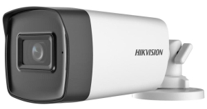 HD-TVI/AHD/CVI/CVBS корпусна камера HIKVISION DS-2CE17H0T-IT3FS: 5 MPX 2560x1944, инфрачервено осветление до 40 метра, обектив 3.6 mm, вграден микрофон с Audio Over Coaxial