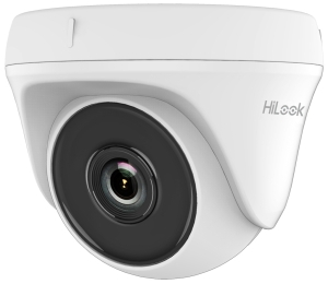 HD-TVI/AHD/CVI/CVBS куполна камера HiLook THC-T120-PC: 2 MPX 1920x1080, инфрачервено осветление до 20 метра, обектив 2.8 mm