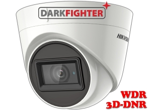 HD-TVI/AHD/CVI/CVBS куполна камера HIKVISION DS-2CE78H8T-IT3F: 5 MPX 2560x1944, инфрачервено осветление до 60 метра, обектив 2.8 mm, Ultra Low Light