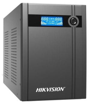 Непрекъсваемо токозахранване /UPS/ HIKVISION DS-UPS3000: 3000VA - 1800 Watt, Line Interactive технология, симулирана синусоида, 4 x Шуко изходящи контакта, 4 батерии 12V/9 Ah