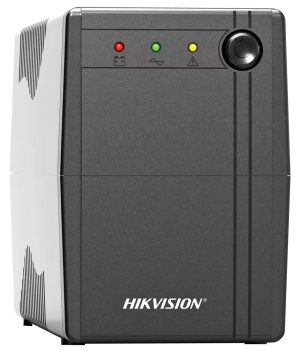 Непрекъсваемо токозахранване /UPS/ HIKVISION DS-UPS1000: 1000VA - 600 Watt, Line Interactive технология, симулирана синусоида, 2 x Шуко изходящи контакта, 1 батерия 12V/9 Ah