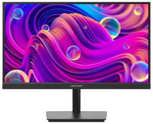 Монитор HIKVISION DS-D5022F2-1P2: размер на екрана 21.5 инча, резолюция FullHD 1080p 1920x1080 при 100 Hz, IPS панел, HDMI и VGA видео входове