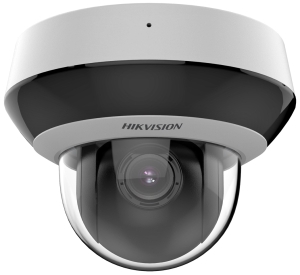 Въртяща Wi-Fi мрежова IP камера HIKVISION DS-2DE2A404IWG1-E/W: 4 MPX, 4x оптично увеличение, с аналитични функции, инфрачервено осветление до 20 метра, микрофон и говорител