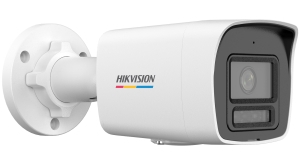 Мрежова IP камера HIKVISION DS-2CD1047G3H-LIU: 4 MPX, Motion Detection 3.0, ColorVu 3.0 със Smart Hybrid Light комбинирано БЯЛО и инфрачервено осветление до 30 метра, обектив 2.8 mm, микрофон